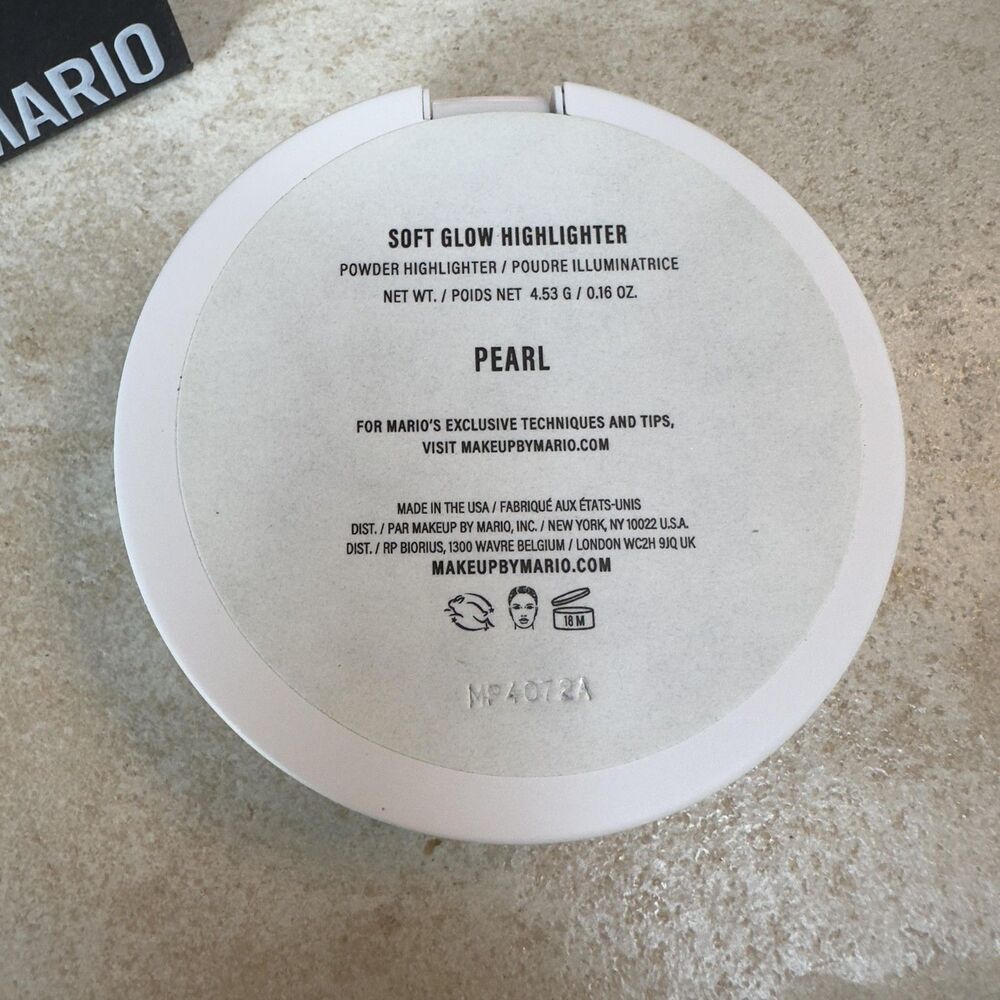 MAKEUP BY MARIO Soft Glow Highlighter Pearl 4.53g Face Powder Illuminator New - Picture 6 of 7